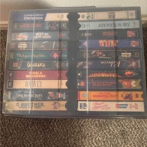 Lot Of 17  VHS Cassette Tapes Mixed Genres: The Horse Soldiers, Etc.
